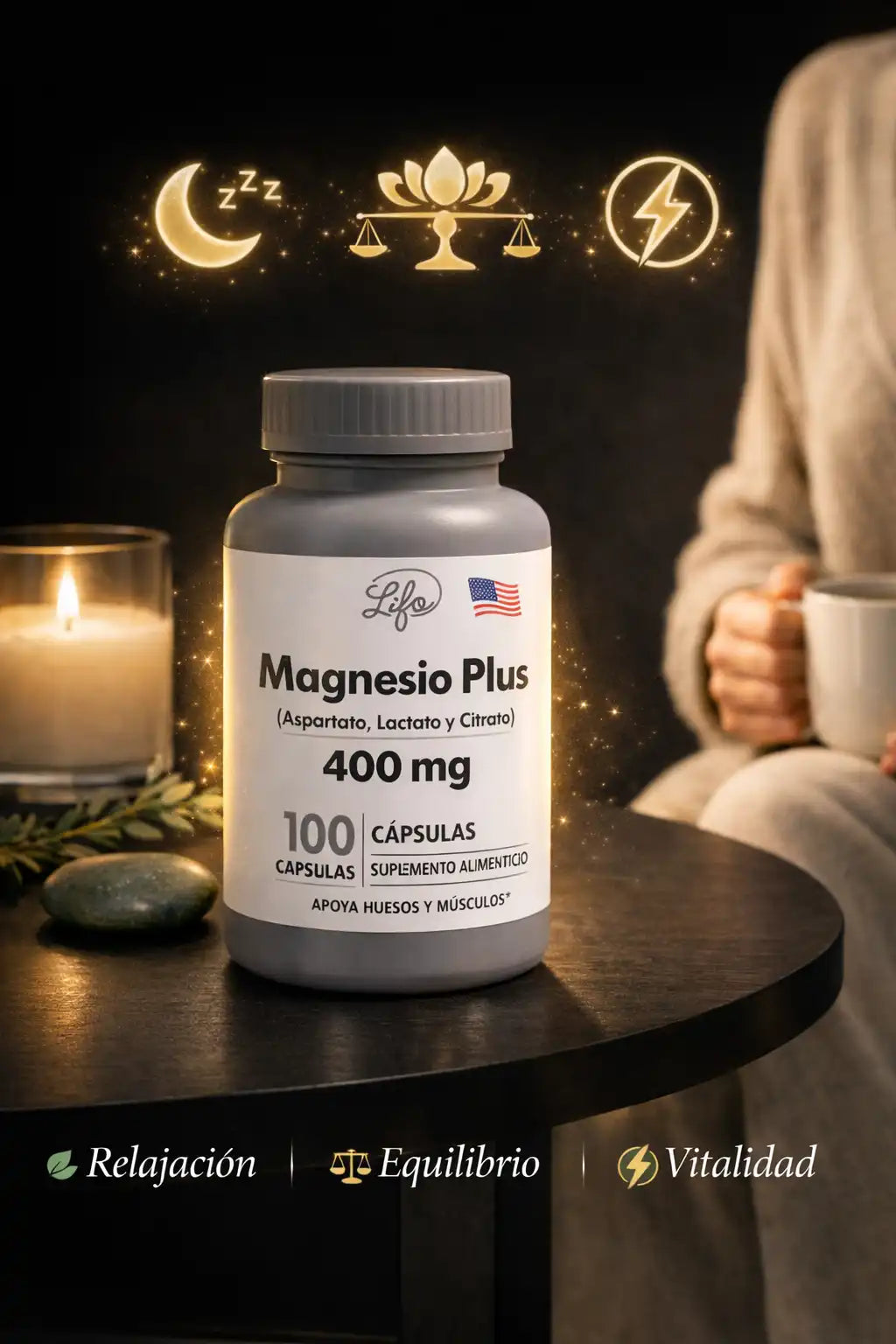 Magnesium Plus 400 mg - Apoyo integral para tu día a día