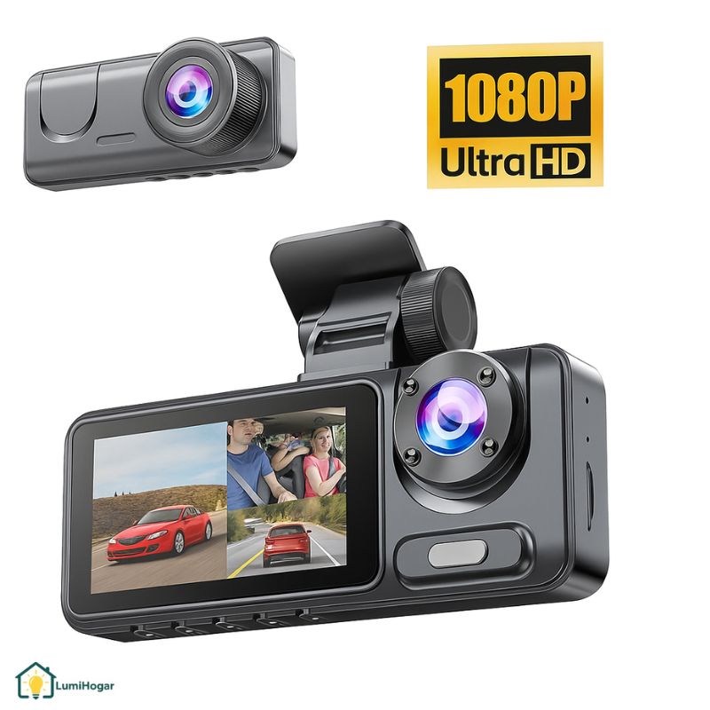 VIGILANTE 360/ CÁMARA DE SEGURIDAD VEHICULAR CON WIFI, GRABA CADA INCIDENTE Y MANEJA CON TRANQUILIDAD