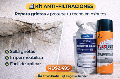 Kit Anti-Filtraciones Profesional para Techos y Paredes