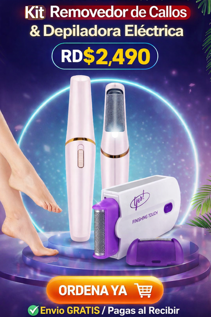 Kit Completo de Depilación y Pedicura en Casa