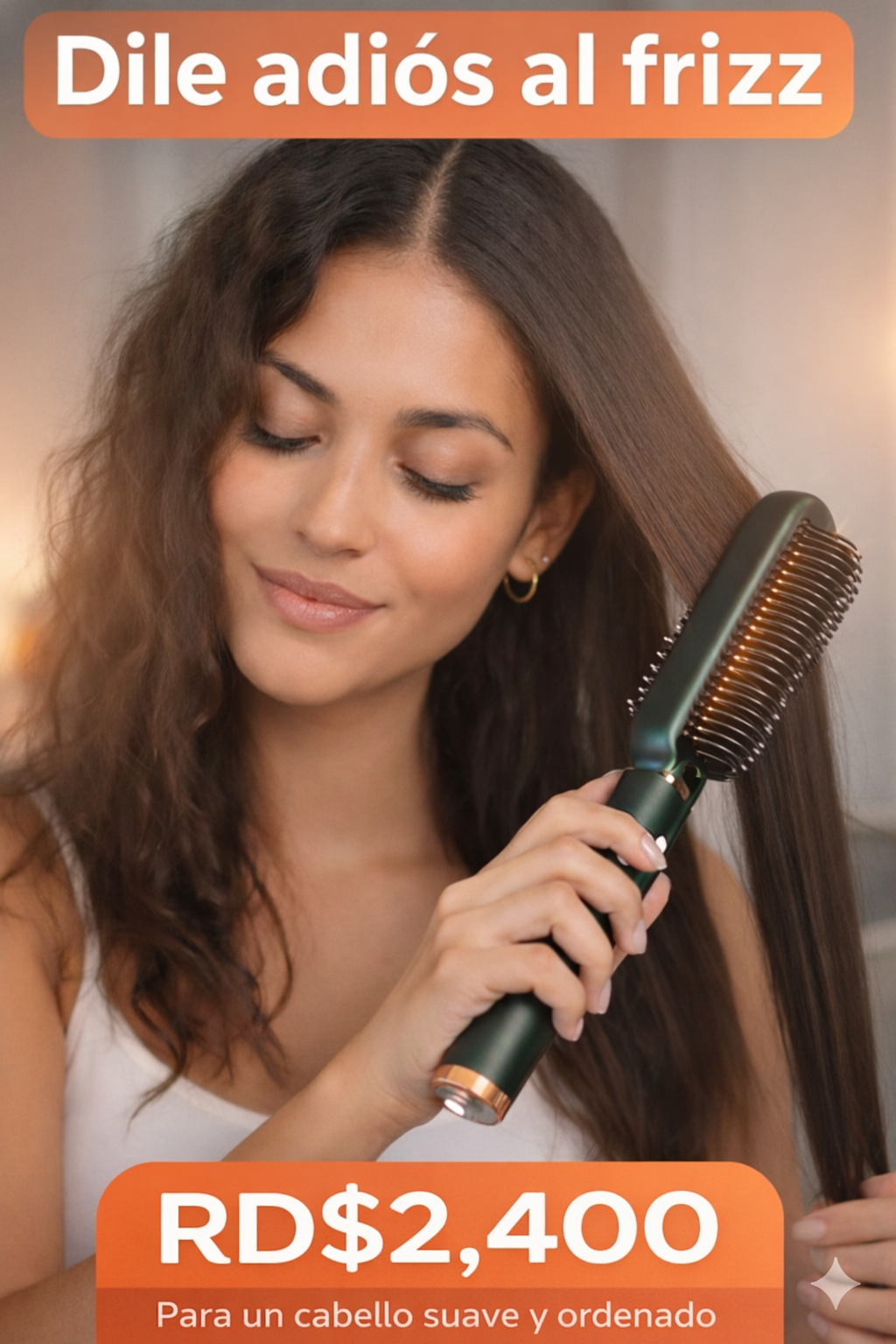 💁‍♀️Cepillo Alisador de Pelo: Dile  adiós al frizz y al cabello rebelde