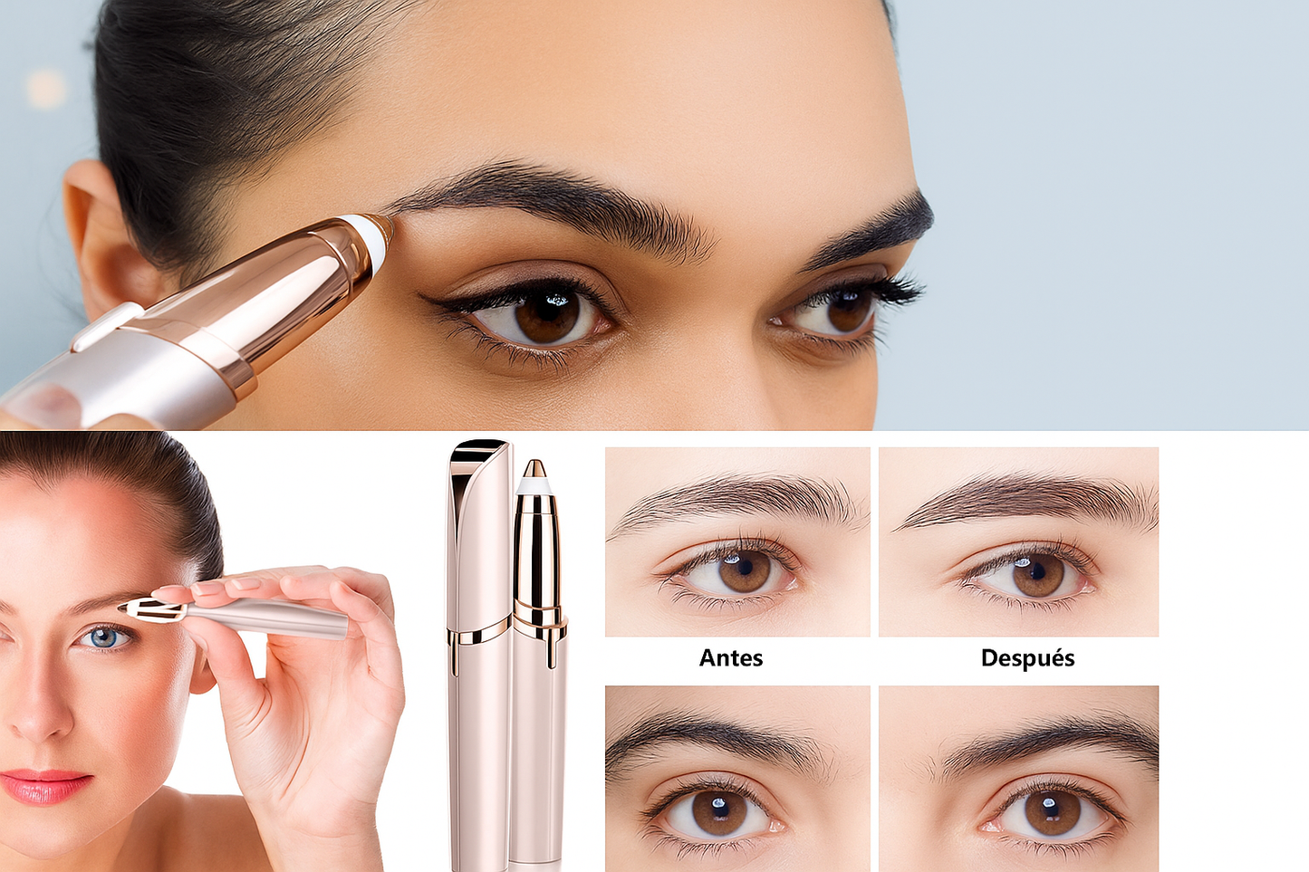 Depilador de Cejas Eléctrico – Precisión Profesional desde Casa