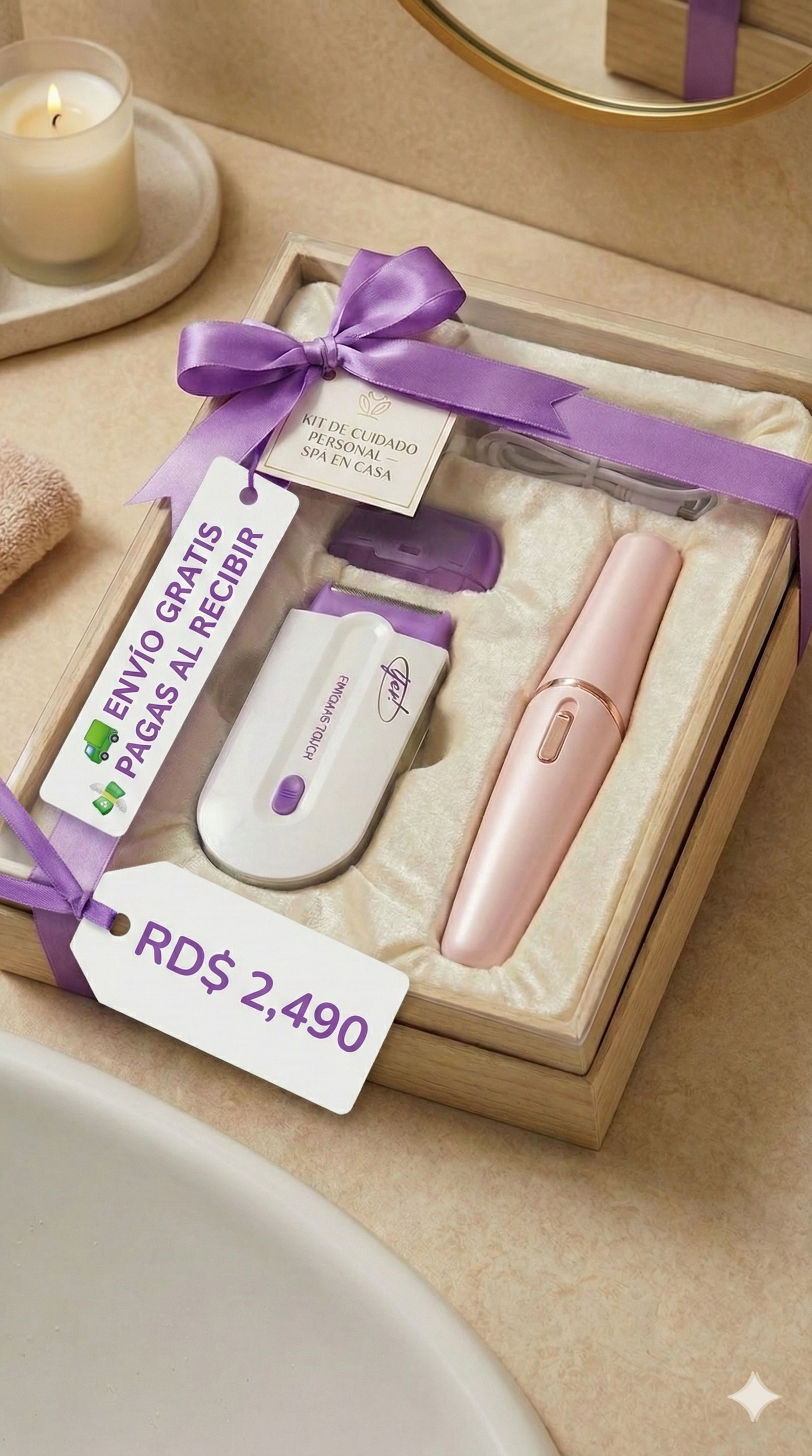 Kit Completo de Depilación y Pedicura en Casa