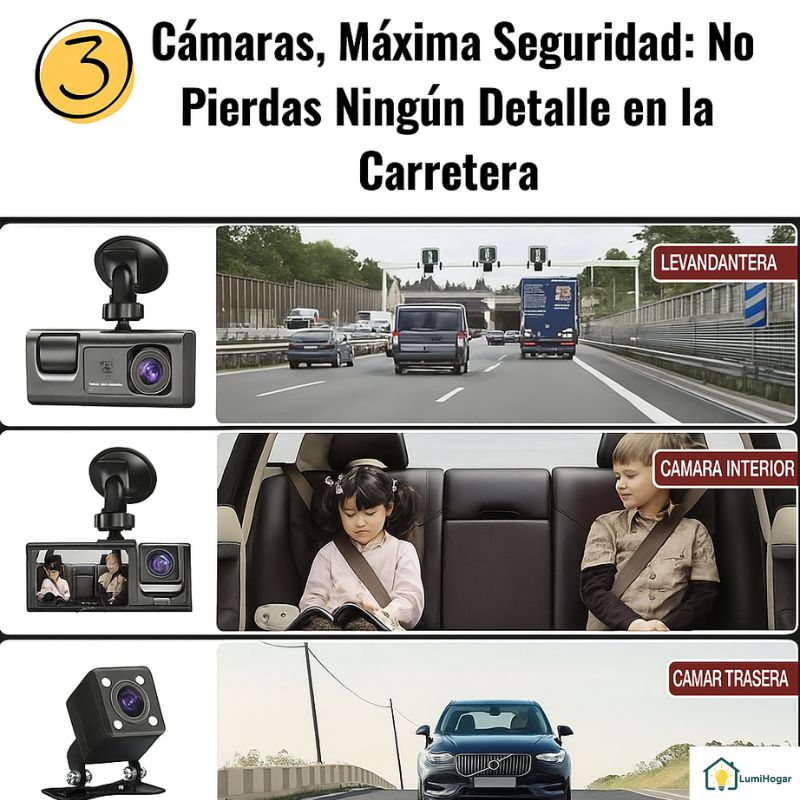 VIGILANTE 360/ CÁMARA DE SEGURIDAD VEHICULAR CON WIFI, GRABA CADA INCIDENTE Y MANEJA CON TRANQUILIDAD